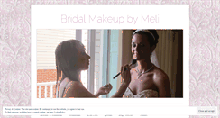 Desktop Screenshot of bridalmakeupbymeli.com